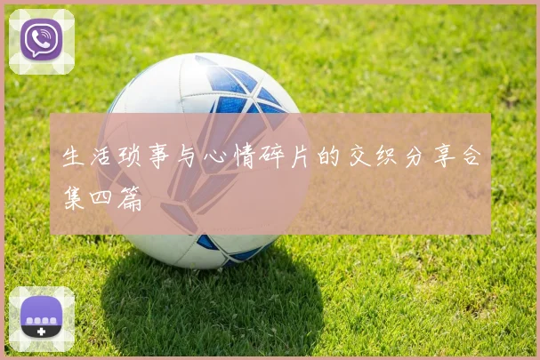 生活琐事与心情碎片的交织分享合集四篇